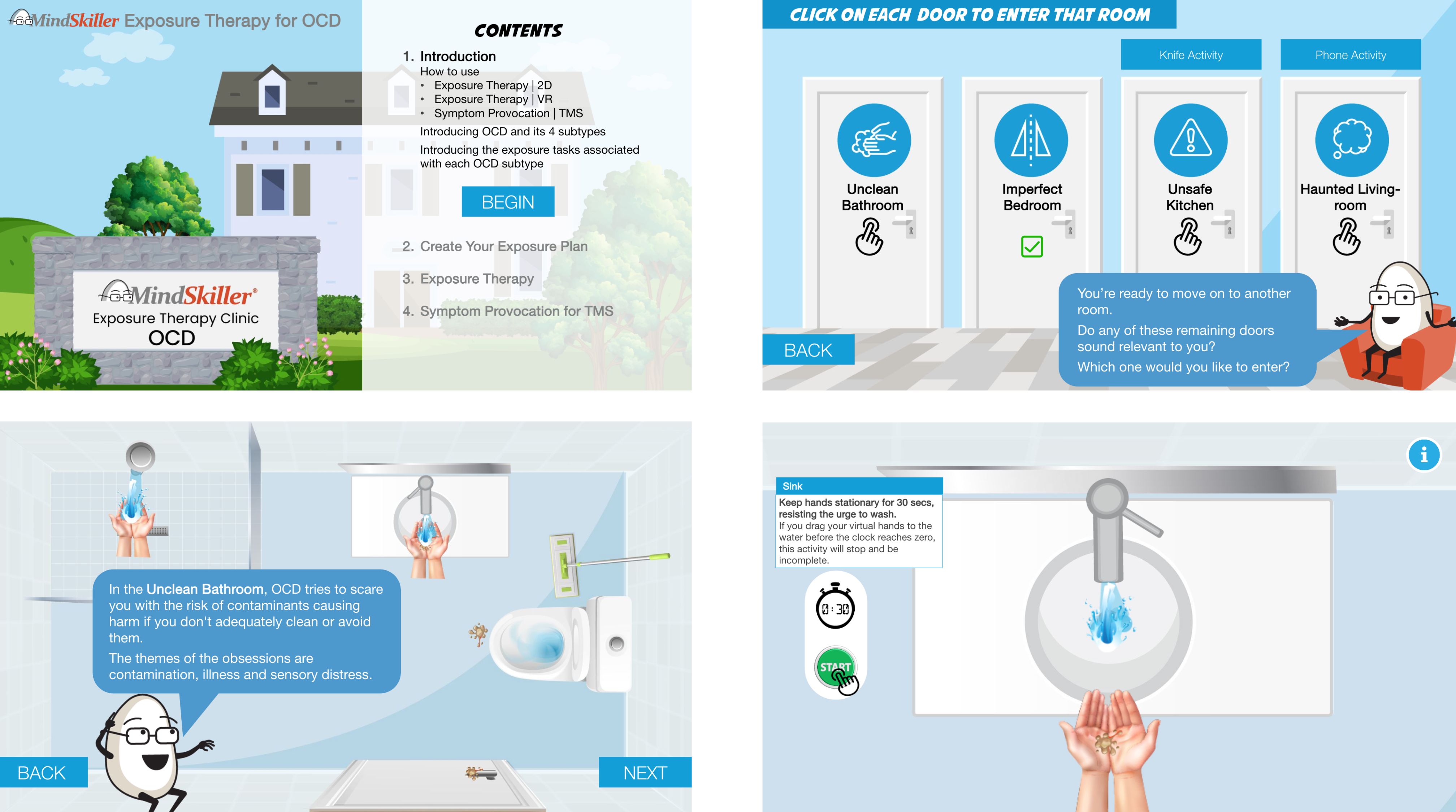 MindSkiller Exposure Therapy 2D for OCD